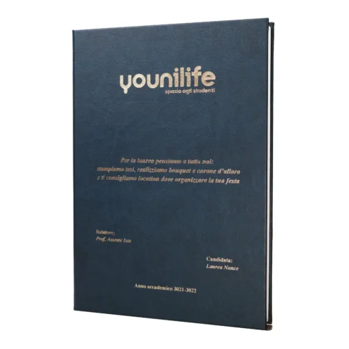 Tesi di laurea di alta qualità blu