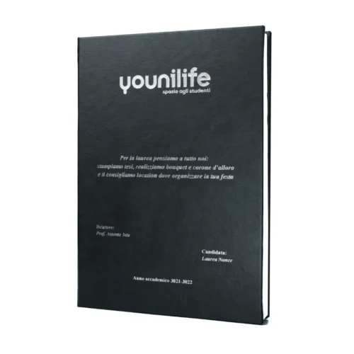 Tesi di laurea di alta qualità nera